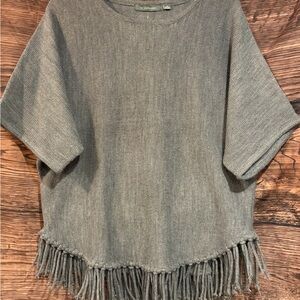 NY Collection Charcoal Knit Sweater